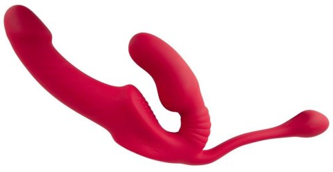 Wibrator strap on potrójny You2Toys USB 23 cm