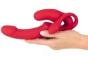 Wibrator strap on potrójny You2Toys USB 23 cm