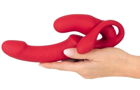 Wibrator strap on potrójny You2Toys USB 23 cm