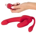 Wibrator strap on potrójny You2Toys USB 23 cm