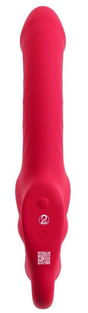 Wibrator strap on potrójny You2Toys USB 23 cm