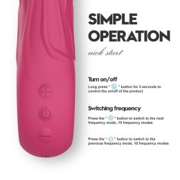 Wibrator Lovesecret Premium G Spot realistyczny różowy USB 22 cm