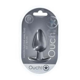 Smooth Silicone Anal Plug - Large - 3.5