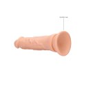 Dildo realistyczne RealRock bez jąder 19 cm