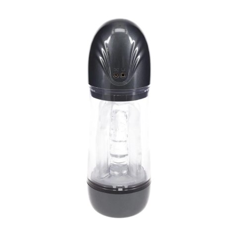 Masturbator ssąco wibracyjny Pumped SonicPull grafitowy 25 cm