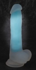Dildo silikonowe You2Toys świecące w ciemności 20,5 cm