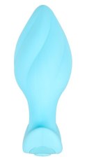 Korek analny wibrujący Cuties niebieski 7 trybów USB