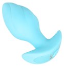 Korek analny wibrujący Cuties niebieski 7 trybów USB