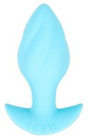 Korek analny wibrujący Cuties niebieski 7 trybów USB