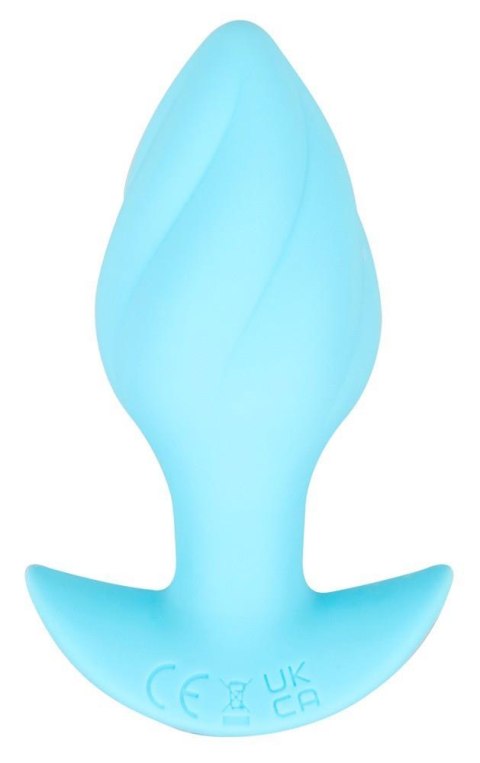 Korek analny wibrujący Cuties niebieski 7 trybów USB
