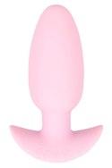 Korek analny wibrujący Cuties silikonowy różowy USB 8 cm