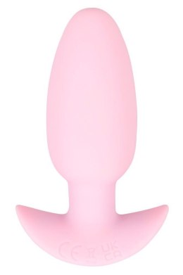 Korek analny wibrujący Cuties silikonowy różowy USB 8 cm