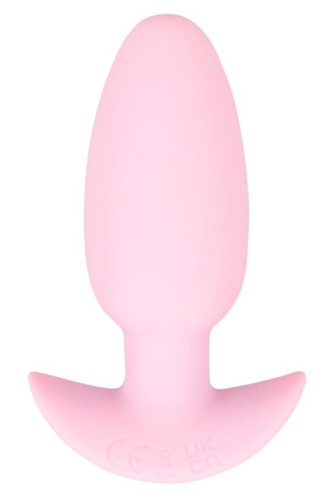 Korek analny wibrujący Cuties silikonowy różowy USB 8 cm