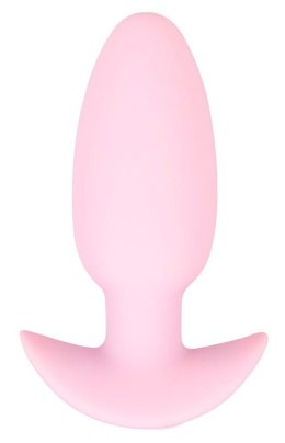 Korek analny wibrujący Cuties silikonowy różowy USB 8 cm