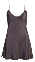 Koszulka nocna satynowa Cottelli LINGERIE czarna S