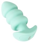 Mini korek analny wibrujący Cuties zielony USB