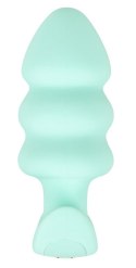 Mini korek analny wibrujący Cuties zielony USB