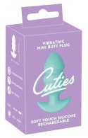 Mini korek analny wibrujący Cuties zielony USB