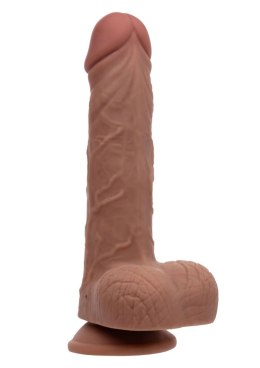 Wibrator realistyczny Thrusting Jack Hammer Calexotics karmelowy 21 cm