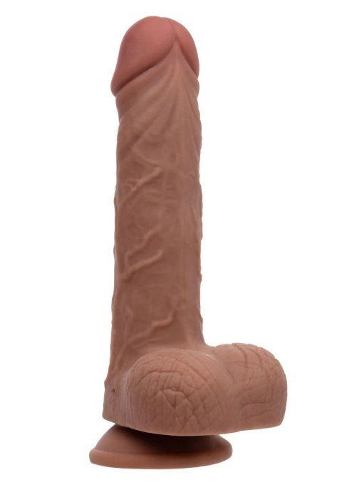 Wibrator realistyczny Thrusting Jack Hammer Calexotics karmelowy 21 cm