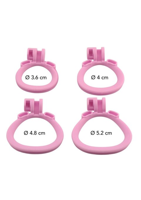 Klatka na penisa Penis Prison różowa 8 cm