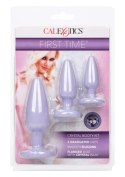 Zestaw korków analnych Crystal Booty Calexotics fioletowy