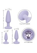 Zestaw korków analnych Crystal Booty Calexotics fioletowy