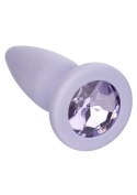 Zestaw korków analnych Crystal Booty Calexotics fioletowy