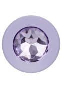 Zestaw korków analnych Crystal Booty Calexotics fioletowy