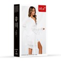 Bathrobe, dress and thong 110896 white 2XL
