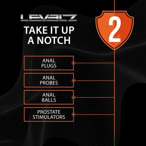 Stymulator prostaty Levelz Level 2 silikonowy czarny