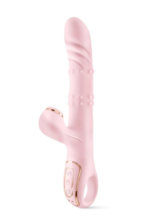 Wibrator króliczek Classy 5w1 Yoba pudrowy róż USB