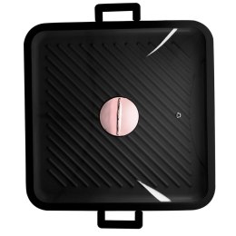 PATELNIA TYTANOWA Z POKRYWĄ 34x34cm BERLINGER HAUS BH-7789 BLACK ROSE