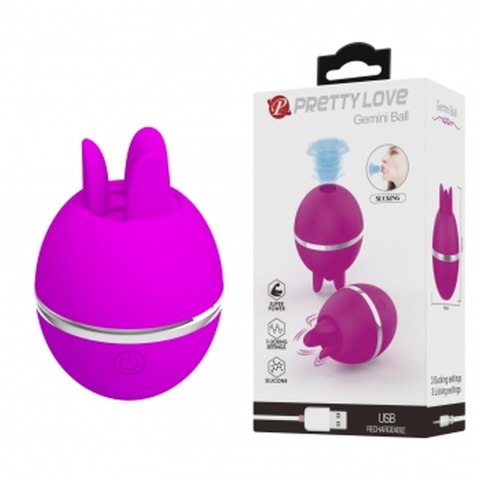 PRETTY LOVE - Gemini Ball, Silicone, USB rechargeable