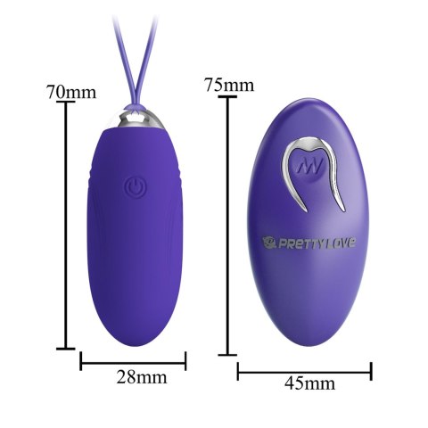 PRETTY LOVE - Jenny - Youth, Wireless remote control 12 vibration functions