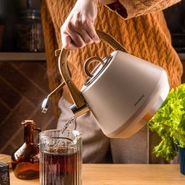 CZAJNIK STALOWY Z GWIZDKIEM 2,5L KLAUSBERG KB-7950 BEŻOWY