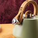 CZAJNIK STALOWY Z GWIZDKIEM 2,5L KLAUSBERG KB-9062 PISTACJOWY