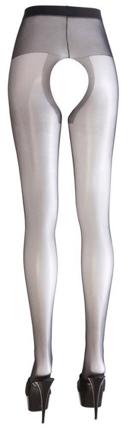 Rajstopy z otwartym kroczem Cottelli LEGWEAR czarne 20 DEN