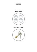 Pas cnoty Clear Control przezroczysty Hidden Desire 10 cm