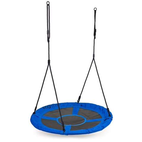 Huśtawka bocianie gniazdo 100 cm niebieska ECOTOYS