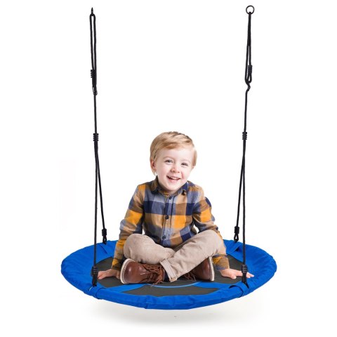 Huśtawka bocianie gniazdo 100 cm niebieska ECOTOYS