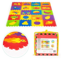 Mata Piankowa Edukacyjna Ecotoys EVA Puzzle 20 Elementów 148x119 cm