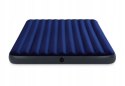 Materac dmuchany dwuosobowy 203x183 cm welurowy Intex 64755