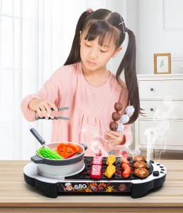Mini Kuchnia Grill Dla Dzieci 69 Elementów Zabawka Edukacyjna Akcesoria