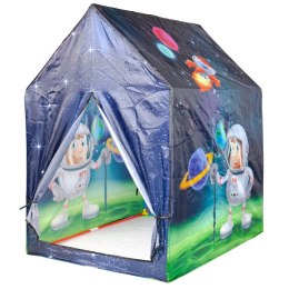 Namiot Do Zabawy IPLAY Domek Kosmos Kolorowy Plastikowy Stelaż 95x72x102