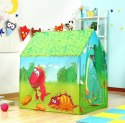Namiot domek IPLAY suchy basen dinozaury kolorowy stelaż