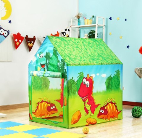 Namiot domek IPLAY suchy basen dinozaury kolorowy stelaż