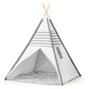 Namiot Tipi ECOTOYS Drewniany Stelaż Poliester 120x120x160 cm Domek