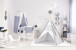 Namiot Tipi ECOTOYS Drewniany Stelaż Poliester 120x120x160 cm Domek