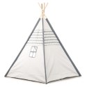 Namiot Tipi ECOTOYS Drewniany Stelaż Poliester 120x120x160 cm Domek